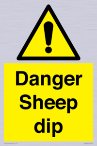 Danger Sheep dip